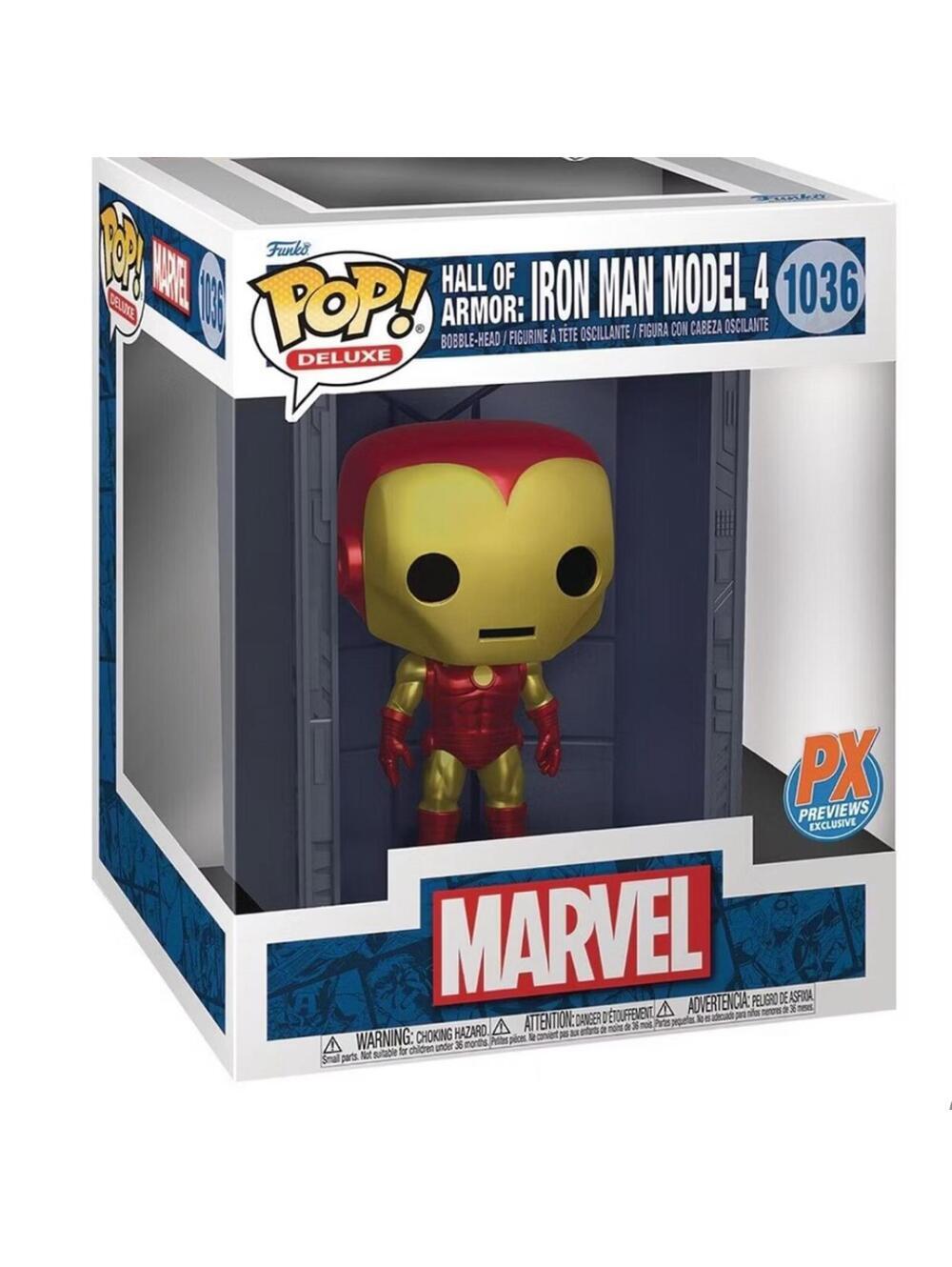 Funko Pop! Deluxe Iron Man Model 4 - Red & Gold